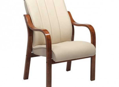 Modern armchair study room office furniture upholstered armchair faux leather seat